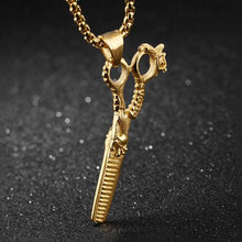 Metal Shears Necklaces